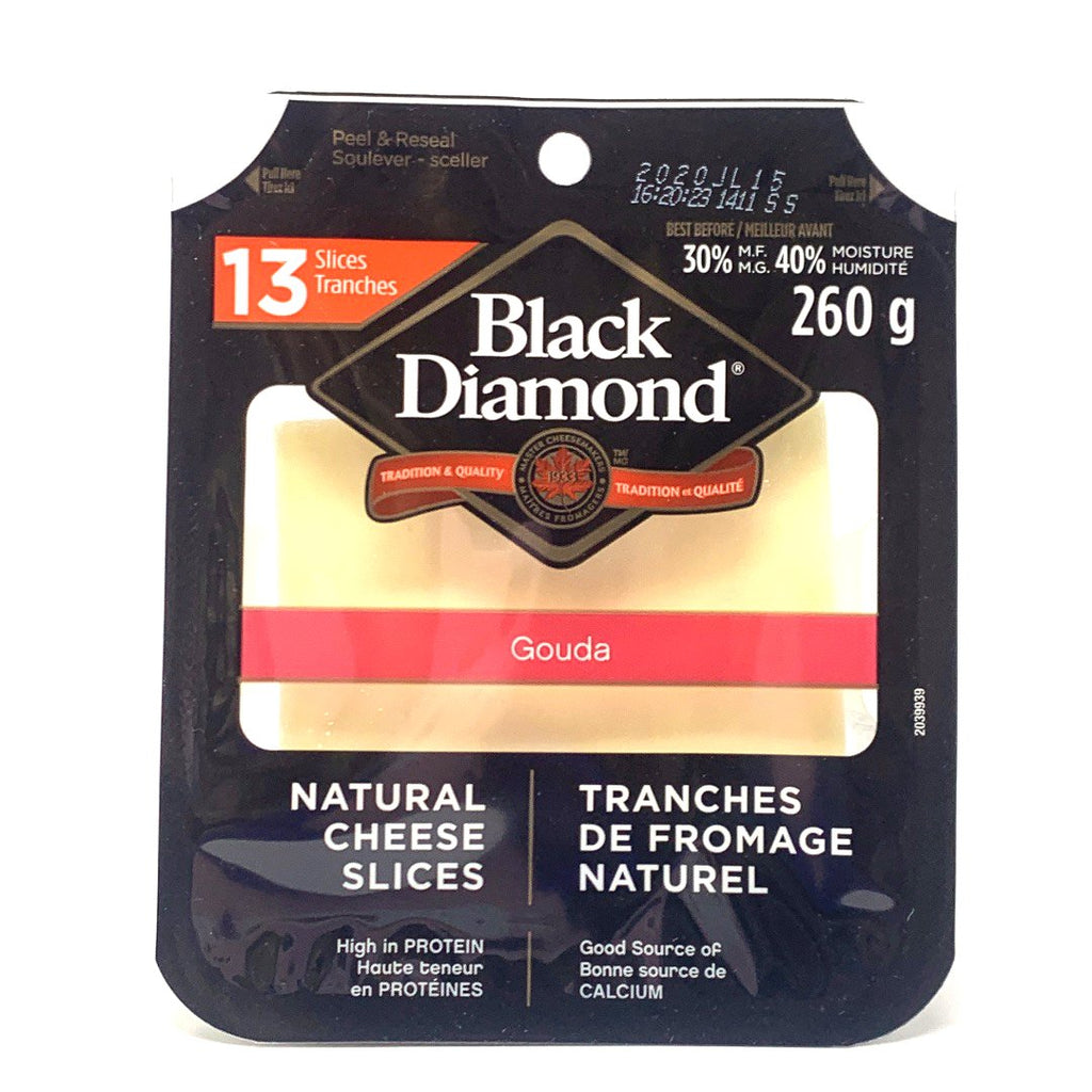 Black Diamond Marble Cheddar Cheese Slices Al Premium Food Mart McCowan